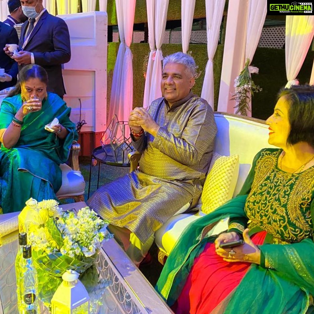 Madhushree Instagram - Attended #marriage party #bhupenderyadav ji #vasundhararaje ji #jagdeepdhankar ji #bjp