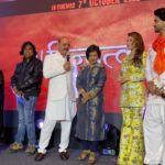 Madhushree Instagram – Rang rangili song of #film  #hindutva , #musiclaunch  #karanrazdan  #sonarikabhadoriahot  #aashieshsharrma  #satishkaushik  #subhashghai  #rameshturani  #aashieshsharrma  #sonarikabhadoria  #ravishankar  #shweta #robbybadal  #music  #song  #songs  #artist  #voice  #sing  #songwriter