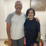 Madhushree Instagram - After a long time #nanapatekar #marathiking #bollywoodlegend #goodmusician . Sung duet song in film #26/11 #ramgopalvarma #hameranjogham full song click https://youtu.be/jARbUSgJ8l8