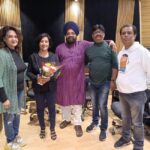 Madhushree Instagram - Recorded a #romantic #duet with #irfan #GaneshProduction Film “#AMMEEJI” #Producer : #maddhusakksena #Director: #Chintoo Maheshwari Music: #dheerajsen Lyrics: Sardeep singh Singer: Irfan & MadhuShree #krishnastudio #amirrecordist