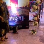 Madhushree Instagram – #hindutva🚩  music launch at Juhu #marriott  #karanrazdan  #satishkaushik  #rameshturani  #subhashghai