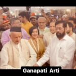 Madhushree Instagram - Ganpati Arti in mumbai #chowpatty with #honourable #chifeminister #eknathshinde ji #deputycm #devendrafadnavis ji #govarnar #bhagatsinghkoshyari ji , #dineshshahra ji #anuradhapaudwal ji #diliptahir ji #robbybadal #timesgroup and others