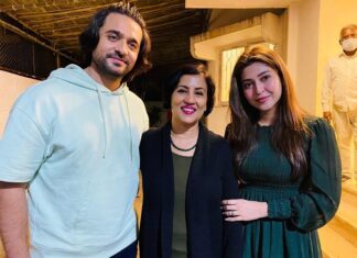 Madhushree Instagram - I sung a #beautiful #romantic song for #sonarikabhadoria #ashishsharma . It was very nice to meeting them in preview of #hindutva🚩 #parvati of #mahadev serial #ram of #siakeram