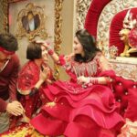 Madhushree Instagram - Got #blessings by #radhemaa . #jaimatadi #radhemaa