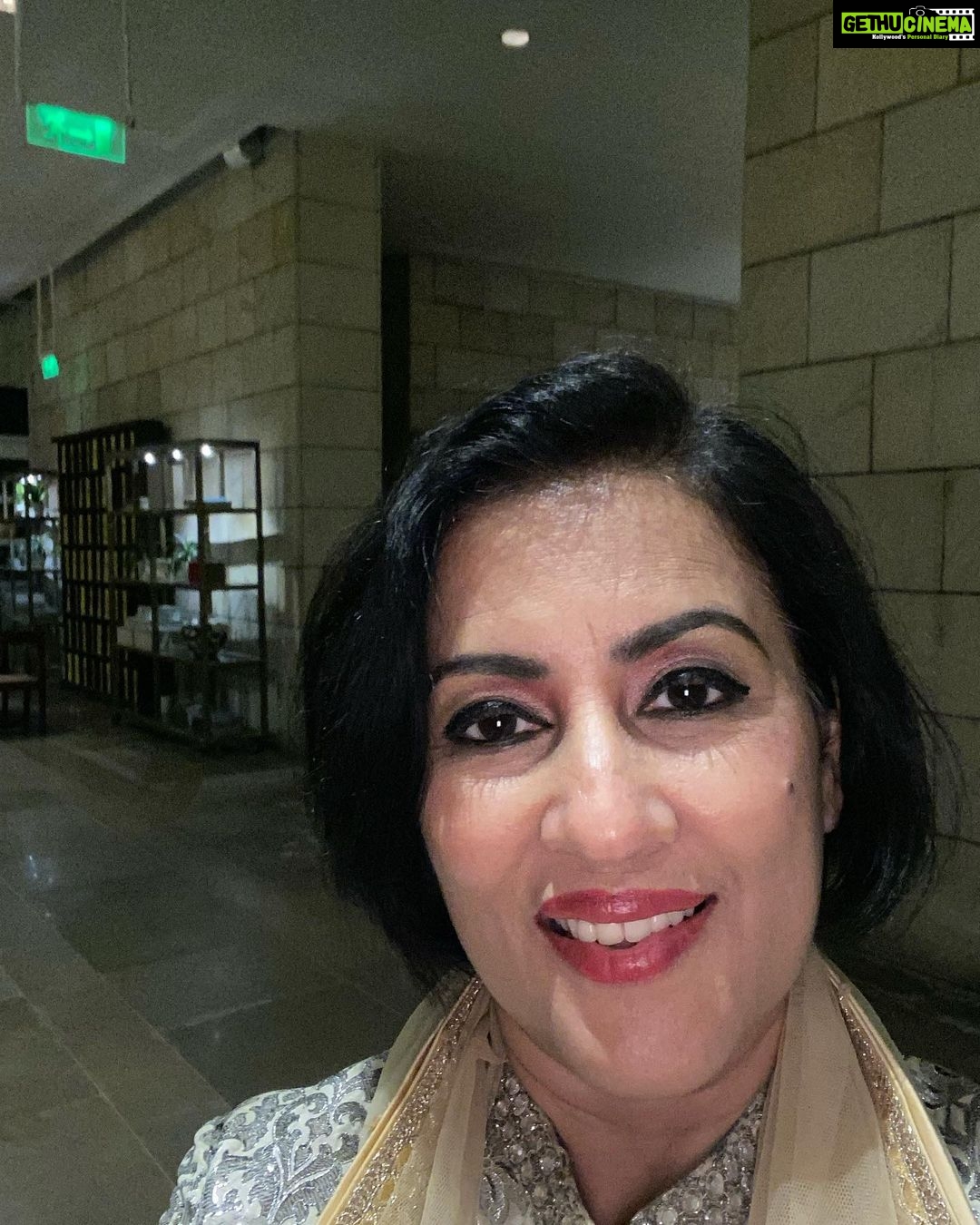 Madhushree Instagram - Enjoying #marraige #ceremony of #babita ji and #bhupenderyadav ji #lodhihotel #delhi