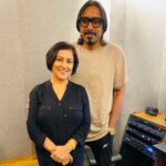 Madhushree Instagram - Recorded 2songs with #arkopravomukherjee #uditnarain #sudipghosh64❤️💝 #rhythm #zeemusiccompany