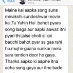 Madhushree Instagram – It’s really nice to get d feedback of #meenakshisundareshwar  #song #tuyahinhai  #sanyamalhotra . Thanks Sandeep..