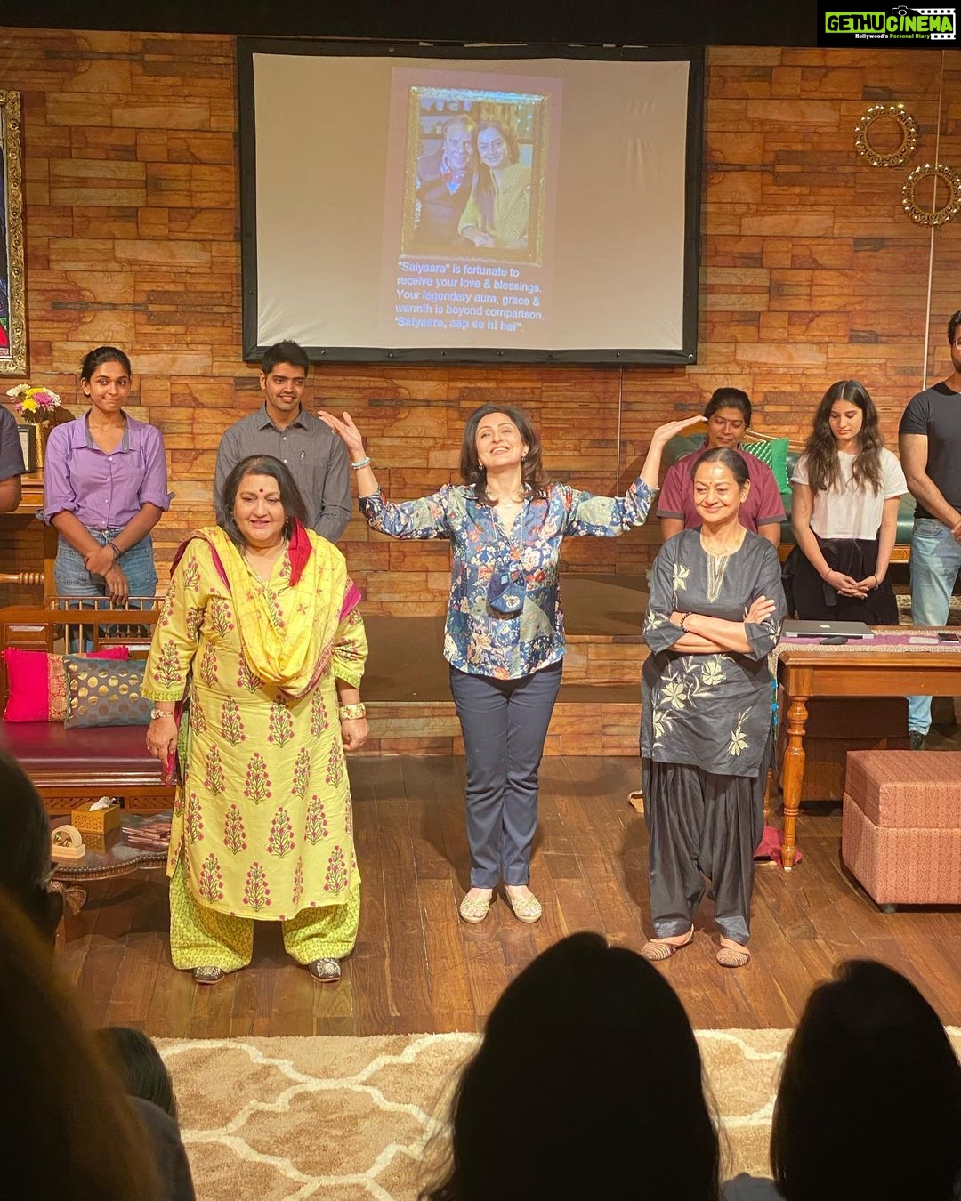 Madhushree Instagram - #saiyaara what a fantastic play by beautiful and very #talented #actress #juhibabbar . #NadiraBabbar #juhibabbarsoni #RajBabbar #zarinawahab ji #Dharmendra ji