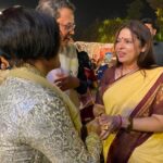 Madhushree Instagram - #PreDiwali #Celebrationz #embassy met #MeenakshiLekhi ji the #ministerofexternalaffairs and #culture Govt of india . #vijaychauthaiwale
