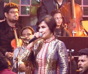 Madhushree Instagram - Watch my performance on #mallipoo  song in #vtkaudiolaunch  on https://youtu.be/VWLxGtHO4PQ  #arrahman  #thamarai  #vtk  #vtkaudiolaunch  #gvm  #str #thinkmusic #gautamvasudevmenon  #venthuthaninthathukaadu #kamalhassan  #rajnikanth  #velsuniversity  #velsfilminternational  #velsfilmproductions