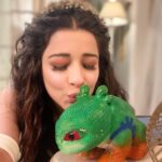 Madhuurima Instagram - Me and my cutie Mandy 😍😍😍😍😍 #pet #petlovers #pet #pishachini @colorstv @voot
