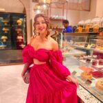 Madhuurima Instagram - Doll up and smile 😍😍 Wearing @laevachi #happy #cute #pink #doll #dollar #dresses