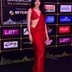 Malvika Sharma Instagram - Wearing @geethikakanumilli Jewellery @blingvine @kushalfashionjewellery Styled by @reshma_stylist MUAH @makeup_asfaque @siimawards