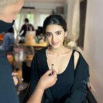 Malvika Sharma Instagram - Doing what I love the most ❤️ 🎬🎥 Makeup by @edwardmakeupartist
