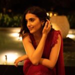 Malvika Sharma Instagram - Wearing @geethikakanumilli Jewellery @blingvine @kushalfashionjewellery 📸 @aashna_kp Styled by @reshma_stylist MUAH @makeup_asfaque