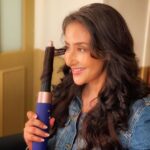 Manisha Koirala Instagram - Got my hands on the new dyson airwrap for this festive season the perfect gift to oneself for having easy salon like hair ready at home . #DysonAirwrap #DysonIndia #DysonHairAtHome #Gifted @dyson_india Mumbai, Maharashtra