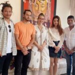 Manisha Koirala Instagram - Very pleased to meet the team of #premgeet3 in #mumbai home!! I wishing them all the best for their release on 23rd September worldwide!! Congratulations and all the best !!