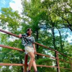 Meera Nandan Instagram - Last ones from my trip ♥️🍁 Just look at that sky 😍 A trip that taught me so much 🤍 . #ustrip #chicago #starvedrockstatepark #love #positivevibes #happyme #instagood Starved Rock State Park