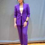 Meera Nandan Instagram - When work calls 🙋🏻‍♀️ . 📸 @ajikadakkal . #sunday #purple #love #workcall #instagood #weekend #happy #happyweekend #picoftheday #positivevibes Sharjah Internation Book Fair @ Expo Center Sharjah