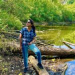 Meera Nandan Instagram – Happy trails #throwbackpicture #chicago #chainolakes #hiking #love #solotrip #solo #ustrip #ustrip2022🇺🇸 #instagood #happyme Chicago, Illinois
