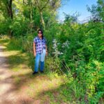 Meera Nandan Instagram - #tbt to Chain O’ lakes park ☘️🍁 . #throwback #reminising #chicago #ustrip2022 #memories #love #instagood Chicago, Illinois