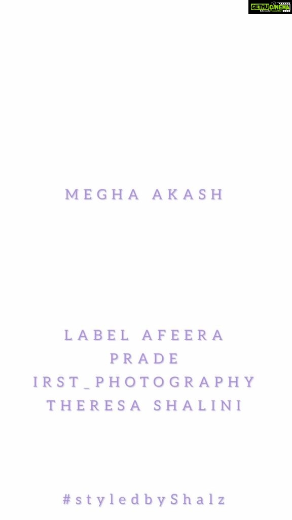 Megha Akash Instagram - M E G H A 💜 @meghaakash for her upcoming movie #premadesam promotions . . Outfit : @label_afeera Jewellery : @pradejewels Photography: @irst_photography Styled by : @theresa.shalini . . #meghaakash #eventstyling #premadesam #styling #chennai #stylist #muse #monochrome #light #dark #gorgeous #colours #style #fashion #black #costumes #styledbyshalz #ithinkimgettingthehangofthishashtagthing