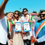 Meghana Raj Instagram - Thank you California and the people of Fremont city for making this so memorable! Fog (Festival of Globe) has continued the tradition for more than 30years under the leadership of Dr.. Romesh Japra And to have been part of the India Independence day celebration as this years Grand Marshal is indeed a very special moment for me... It was also lovely meeting my fellow Grand Marshal actor @abhimanyud and also, sincere thanks to the honourable Mayor of Fremont city 🙏 Fremont, California
