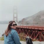 Meghana Raj Instagram – Bridging the gap at the water front with some delicious Italian cuisine Golden Gate Bridge San Francisco, CA