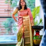 Meghana Raj Instagram – Invest they say… And i would say i invest in pieces i know i would carry with me forever… This handmade saree by @houseof_katha is one such piece! Timeless, elegant and something that will stay eternally graceful! 
.
.
.
Thank you @houseof_katha for understanding my sensibilities and catering to it perfectly! This saree is indeed beautiful! 💝💛