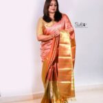 Meghana Raj Instagram – Invest they say… And i would say i invest in pieces i know i would carry with me forever… This handmade saree by @houseof_katha is one such piece! Timeless, elegant and something that will stay eternally graceful! 
.
.
.
Thank you @houseof_katha for understanding my sensibilities and catering to it perfectly! This saree is indeed beautiful! 💝💛