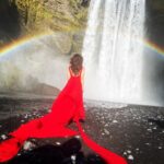 Mehrene Kaur Pirzada Instagram - 🌈 Skógafoss