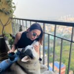 Mimi Chakraborty Instagram – Sending love from us to u❤️🐶 🐺🧿