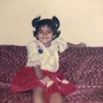 Mirnalini Ravi Instagram - Happy children’s day ❤️ One of my favourite days during school coz they let us wear colour dress & gave us all chocolate’s 🥹🥹 #nostalgic