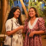 Misha Ghoshal Instagram - When Photoshoot turns into a chilling session, creating lots nd lots of candid moments, hanging out nd start of a new friendship ❤️ @nakshatra.murthy Wearing: @label.naksh