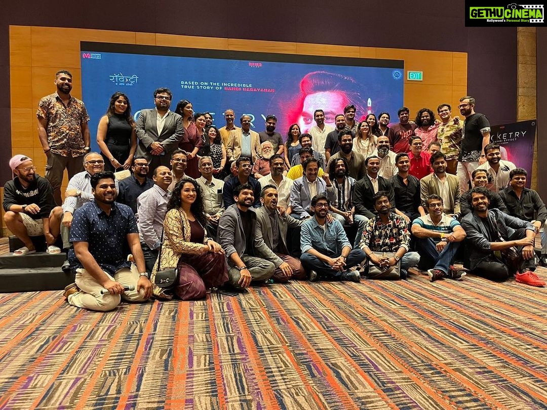 Misha Ghoshal Instagram - @ the success party of #rocketry ❤️ something i will cherish for life ❤️