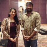 Misha Ghoshal Instagram - One of my favorite, extremely talented and such a humble actor u r @actorvijaysethupathi u r an energy nd i will always remember the compliment u gave me 😊 #grateful #fangirl