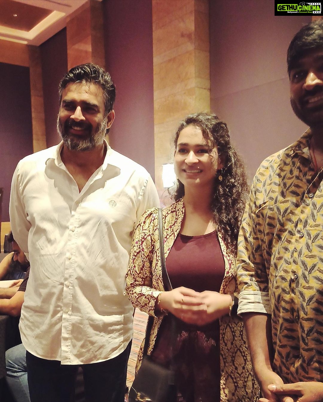 Misha Ghoshal Instagram - One of my favorite, extremely talented and such a humble actor u r @actorvijaysethupathi u r an energy nd i will always remember the compliment u gave me 😊 #grateful #fangirl