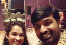 Misha Ghoshal Instagram - One of my favorite, extremely talented and such a humble actor u r @actorvijaysethupathi u r an energy nd i will always remember the compliment u gave me 😊 #grateful #fangirl