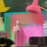 Mithila Palkar Instagram – I haven’t stopped smiling since this evening at @spokenfest ! So many of you came and gave us so much love. Thank youuuu! I’m so humbled and happy and grateful! 🤍

Thank you @tessjoseph19 @roshan1970 @shantanuanandpoetry @kommuneity for giving me this! Being on the Spoken stage is just too special :) JIO garden,  mumbai