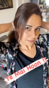Mona Singh Instagram - That’s me, my Dyson & ALOT of cleaning is happening! I always thought that traditional cleaning methods were cleaning my house efficiently. However, I was amazed to see so much dust still present inspite of cleaning before. I’ve finally found my go to product for keeping every nook & corner of my house dust free after I took the #DysonDustChallenge @dyson_india! V11 Absolute Pro Vacuum has amazing technology and is cordfree. The 6 layer filtration is scientifically proven to capture particles as small as allergens and bacteria. #DysonIndia #DysonV11 #DysonHome
