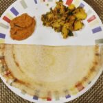 Mona Singh Instagram – My comfort food these days 🙈 #dosa #aloo #chutney #southindianfood #lockedup