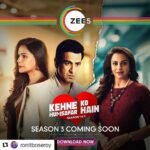 Mona Singh Instagram - Standing at different junctures of their lives, will Rohit, Ananya and Poonam solve their confusion of Humsafars? #KehneKoHumsafarHain Season 3 Coming Soon on #ZEE5. Watch Season 1 & 2 for Free! #RishtonKiUljhan