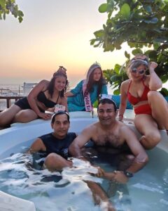 Mona Singh Instagram - Bride squad #shaadi #friends #goa #bachelorette #happyfaces #blessed