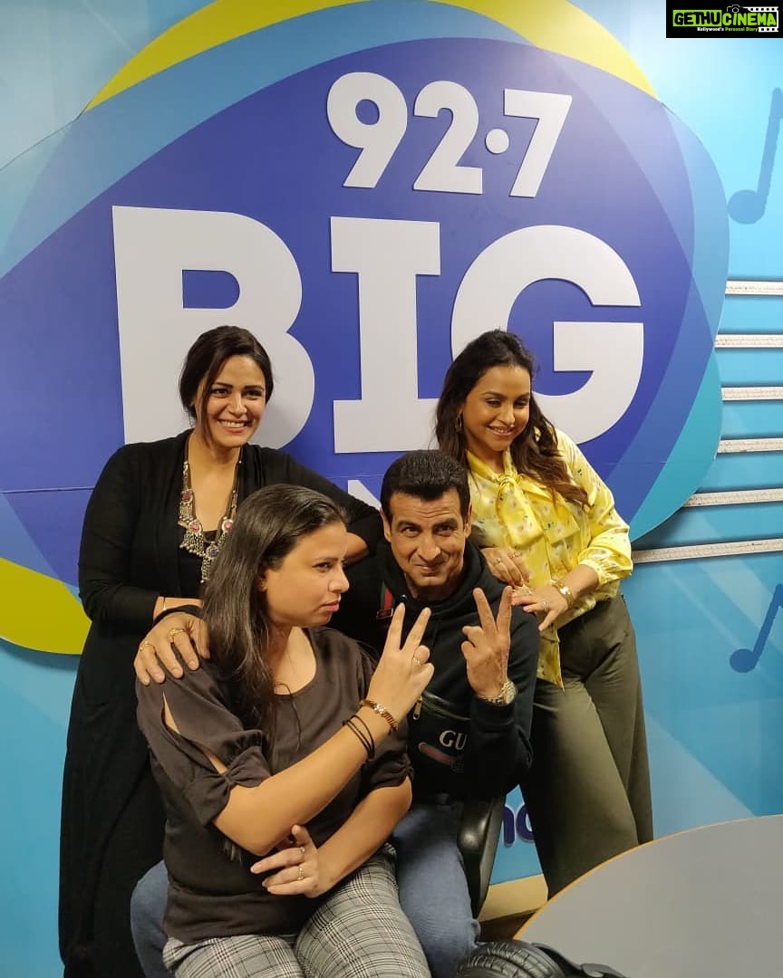 Mona Singh Instagram - #promotions #kehnekohumsafarhain season 2 @altbalaji @ektaravikapoor @ronitboseroy @gurdeepkohlipunjj