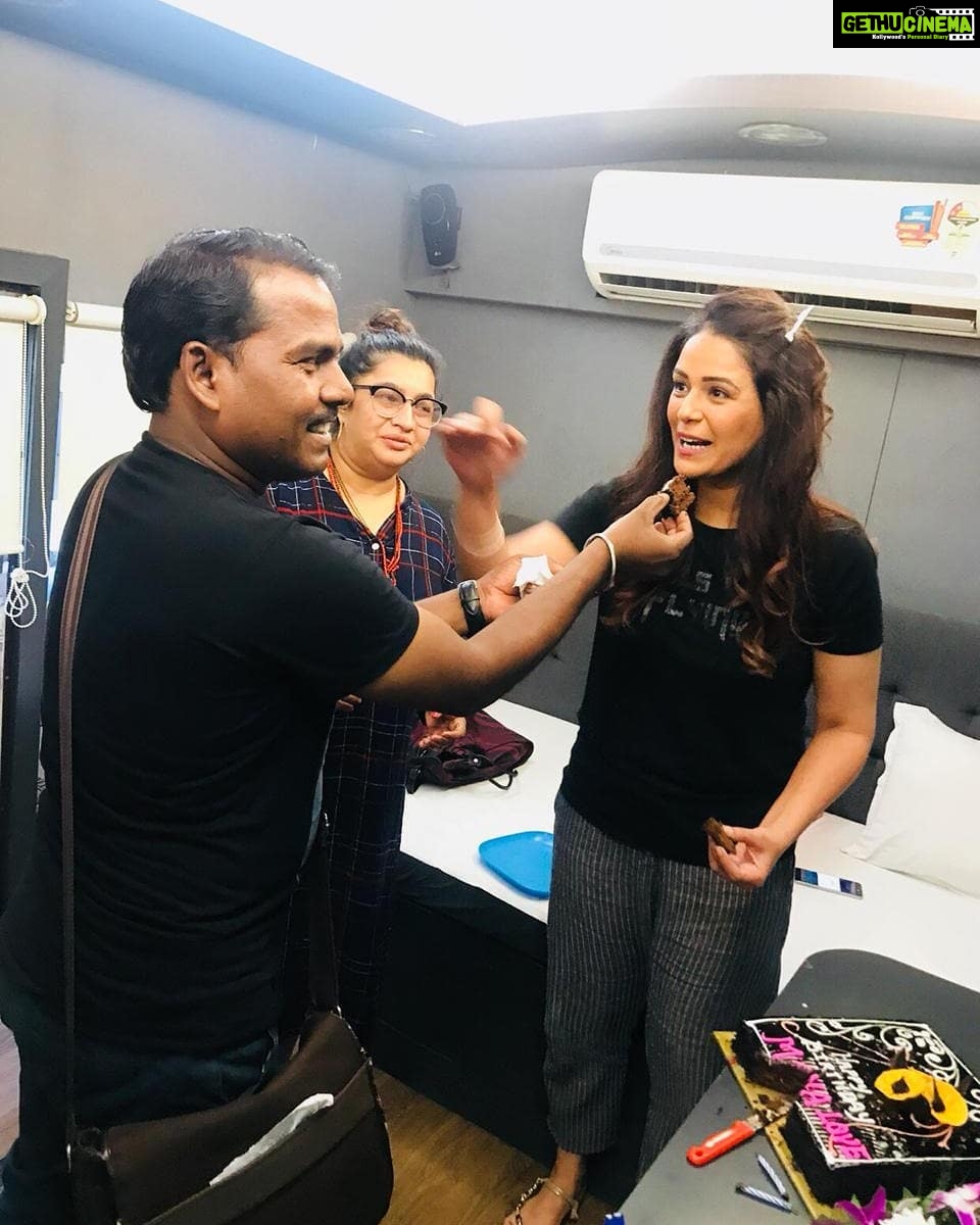 Mona Singh Instagram - My driver who has been with me for more than ten years now @prakash #blessed #myteam #myfamily #mypeople