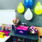 Mona Singh Instagram - This is what I walked into, a sweet surprise planned by my team for my bday #grateful #myteam #mystaff