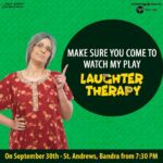 Mona Singh Instagram - Hello there performing tonight at St Andrews in a play that will make u laugh till your sides hurt. Laughter therapy ! Book your tickets right Now on Bookmyshow.com