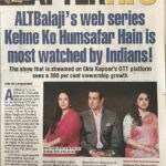 Mona Singh Instagram - Thank uuu for all your love.. #grateful #happyascanbe #overwhelmed #kehnekohumsafarhain @altbalaji