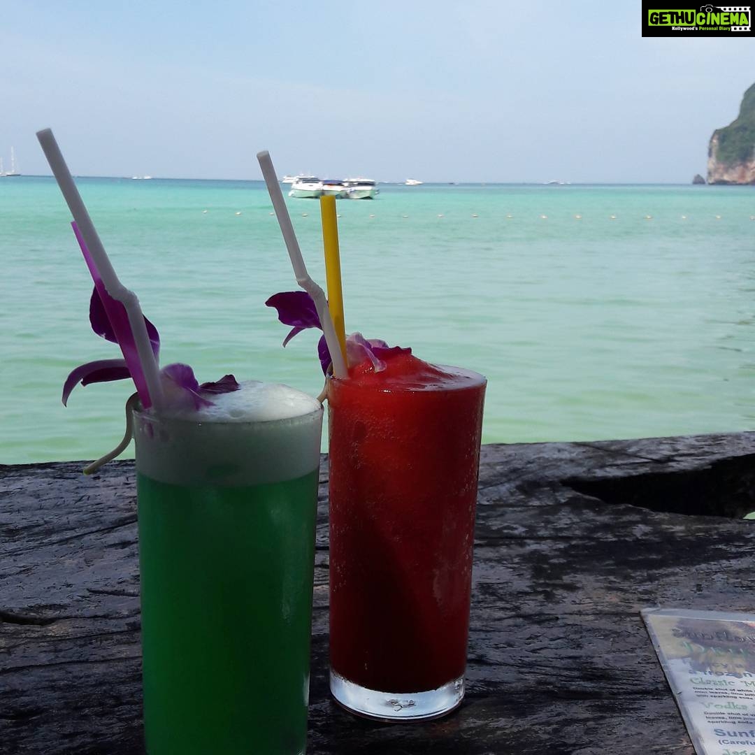 Mona Singh Instagram - Whatever u decide to do make sure ur happy..... #cheers #phiphiisland #viewoftheday #happyme #traveldairies Koh Phi Phi Beach, Thailand