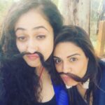 Mona Singh Instagram - Nathu laal ki moochen..... #fun #crazypeople #mustachepose #curls #friendship #selfie #selfietime #happy #love #lifeisgood #jacobscreek #vineyards #australia #traveldairies